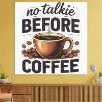 Sem Conversa Antes do Café – Amante de Café Divert