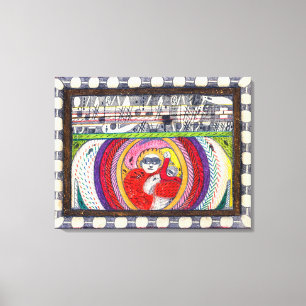 Impressão Em Tela Sem título (0952) Adolf Wolfli