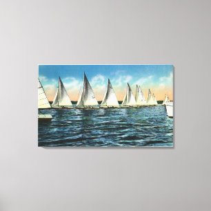 Impressão Em Tela Seneca Yacht Club