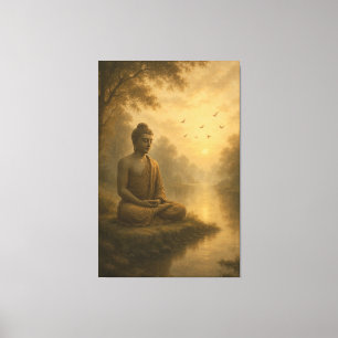 Impressão Em Tela Senhor Buda