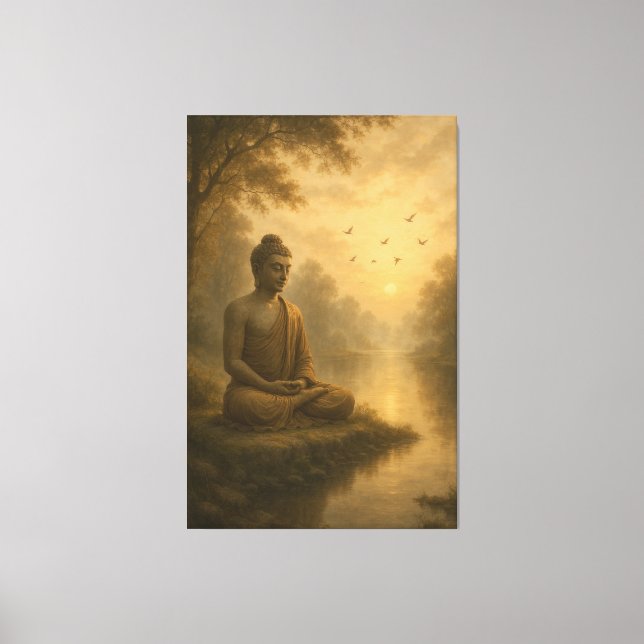 Impressão Em Tela Senhor Buda (Frente)