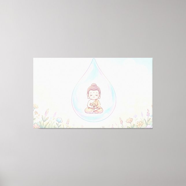 Impressão Em Tela Senhor Buda (Frente)