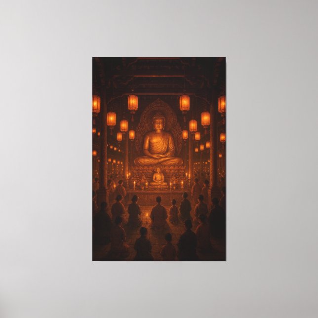 Impressão Em Tela Senhor Buda (Frente)