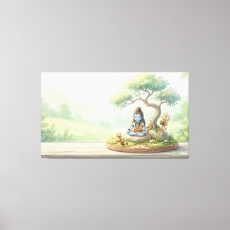 Impressão Em Tela Senhor Shiva