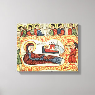 Impressão Em Tela Senhora 404 fol.1v a natividade, de um evangelho