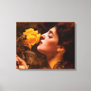 Impressão Em Tela Senhora das Rosas de Franz Dvorak
