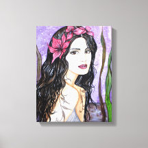 Senhora do Lago Fairy Tale Painting