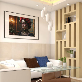 Impressão Em Tela Senhora do Mascarada eterno