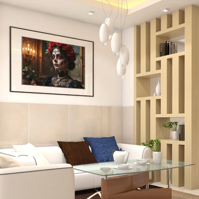 Impressão Em Tela Senhora do Mascarada eterno (Criador carregado)