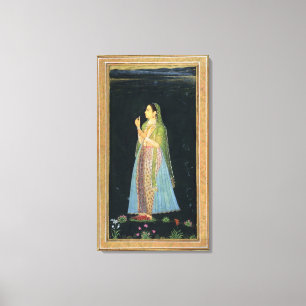 Impressão Em Tela Senhora que guardara uma flor, do álbum pequeno d