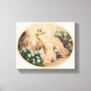 Impressão Em Tela Senhora rosa por Louis Icart