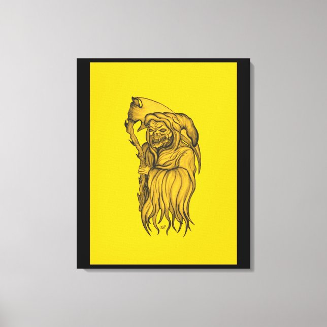 Impressão Em Tela Sensenmann - A Morte (Frente)