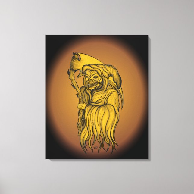 Impressão Em Tela Sensenmann - A Morte (Frente)