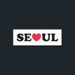 Impressão Em Tela Seoul Love Heart<br><div class="desc">Seoul Love Heart Globe Trotters se especializa em imagens idiossincráticas de todo o mundo. Aqui você encontrará Cartões de Saudação,  Cartões Postais,  Posters,  Mouséads e muito mais.</div>