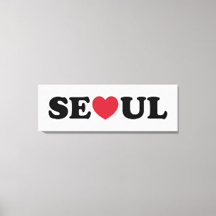 Impressão Em Tela Seoul Love Heart