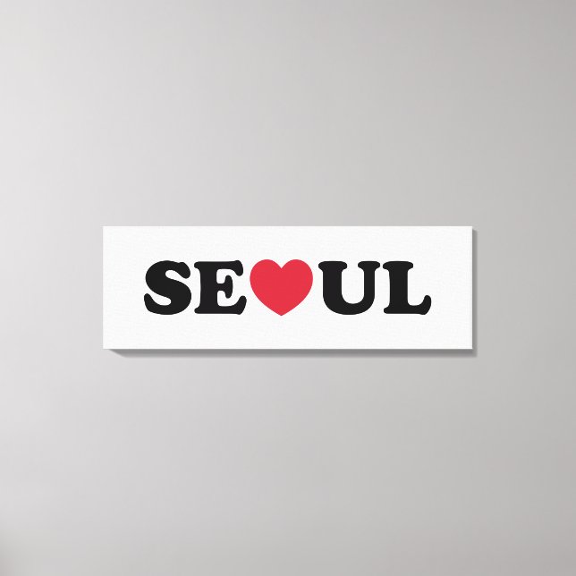 Impressão Em Tela Seoul Love Heart (Frente)