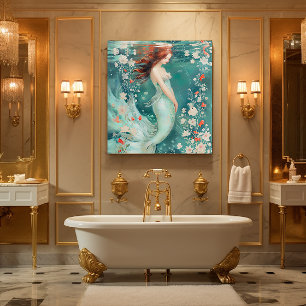 Impressão Em Tela Sereia