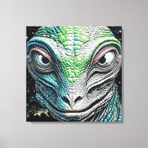 Impressão Em Tela Serem Extraterrestres da Alienígena do Homem de Li