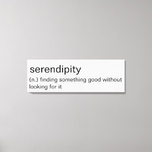 Impressão Em Tela Serendipidade - Arte de Parede minimalista