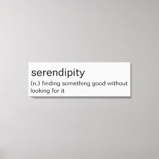 Impressão Em Tela Serendipidade - Arte de Parede minimalista
