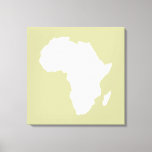 Impressão Em Tela Serengeti Audacious África<br><div class="desc">O mapa africano traçado em branco com cores contrastantes na paleta "Safari" de Emporio Moffa inspirada pela ousada aventura e natureza selvagem do continente.</div>