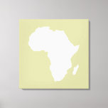 Impressão Em Tela Serengeti Audacious África<br><div class="desc">O mapa africano traçado em branco com cores contrastantes na paleta "Safari" de Emporio Moffa inspirada pela ousada aventura e natureza selvagem do continente.</div>