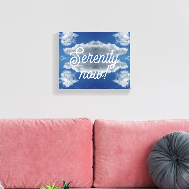 Impressão Em Tela Serenidade agora! (Insitu(Sala de estar))