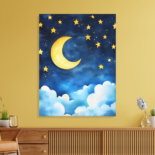Impressão Em Tela Serenidade Celestial (Insitu(Sala de estar))