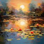 Impressão Em Tela Serenidade de Monet<br><div class="desc">Entra num mundo onde arte e design convergem, onde a beleza eterno das pinturas icônicas de Claude Monet encontra nova vida na design gráfica contemporânea. Nossa coleção exclusiva homenageia o artista visionário que foi pioneiro no Impressionismo, capturando a essência de momentos fugazes com suas pinceladas. Criamos meticulosamente uma variedade de...</div>