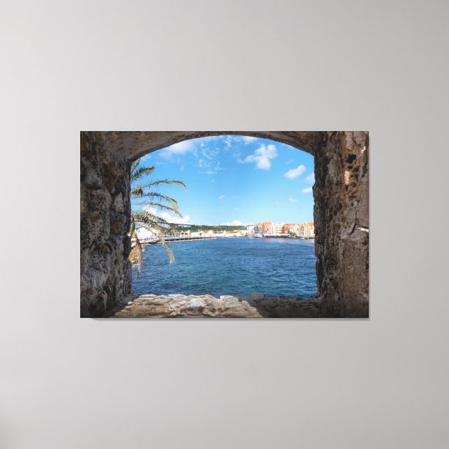 Impressão Em Tela Serenidade em Curaçao (Frente)