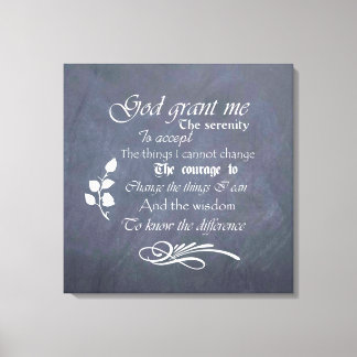 Impressão Em Tela Serenity Prayer Chalkboard Wall Art, escolha o tam
