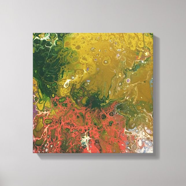 Impressão Em Tela Série Crayon derretida - Ocultando como (Frente)