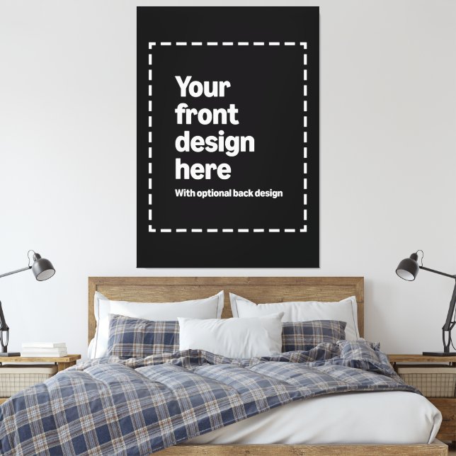 Impressão Em Tela Seu Design Aqui (Insitu(Quarto))