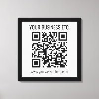 Seu nome comercial e código QR editável