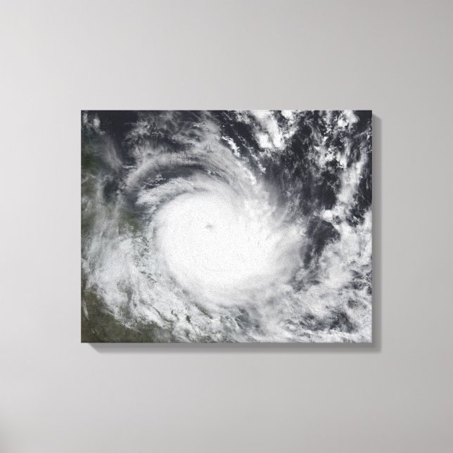 Impressão Em Tela Severo Ciclone Tropical Hamish (Frente)