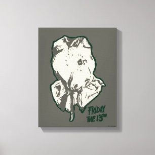 Impressão Em Tela Sexta-feira, 13 Jason Voorhees Burlap Sack