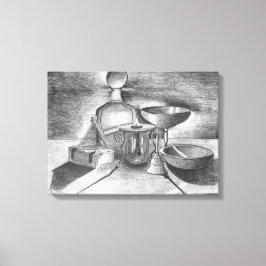 Impressão Em Tela Shadows Pencil Drake por Sara Motolanez