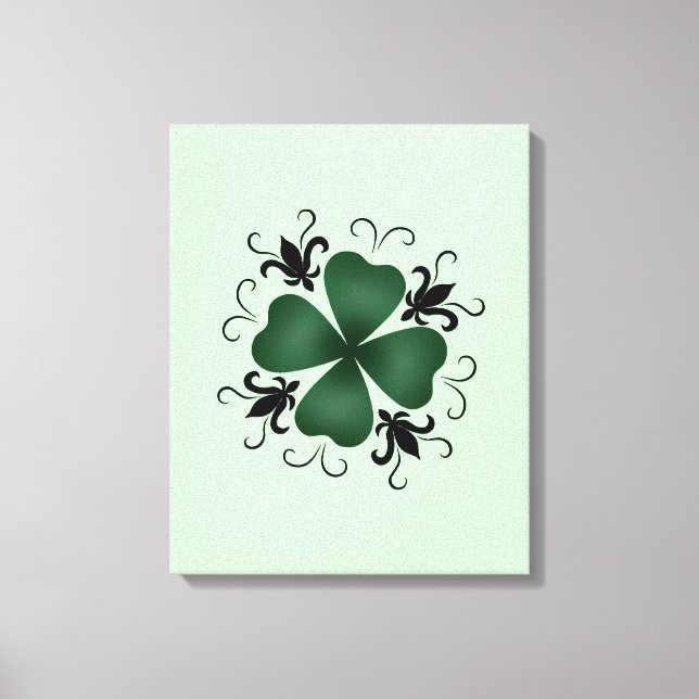 Impressão Em Tela Shamrock rico vitoriano (Frente)