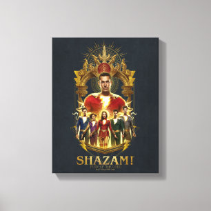 Impressão Em Tela SHAZAM! Fury of the Gods Ornamentado SHAZAMily F