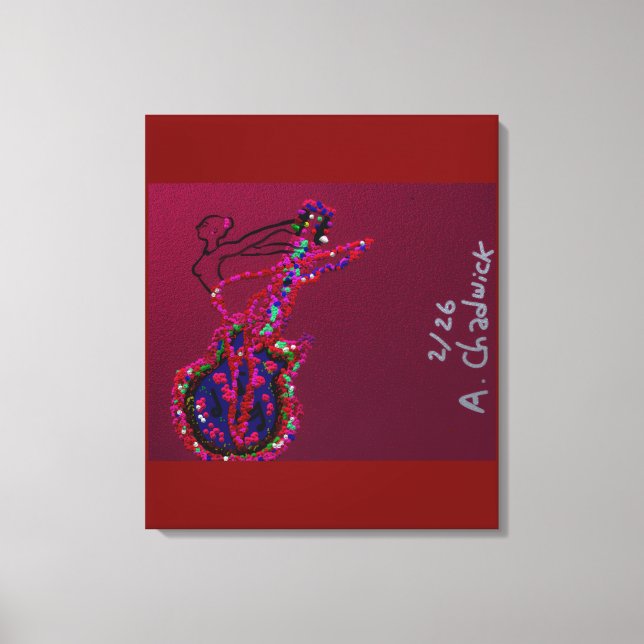 Impressão Em Tela She's Become One with the Music  (Frente)