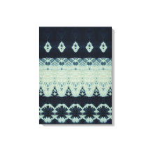 Impressão em Tela Shibori de Beleza Índigo