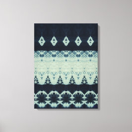 Impressão em Tela Shibori de Beleza Índigo