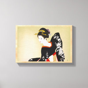 Impressão Em Tela Shimura Tatsumi Dois Assuntos de Mulheres Japonesa