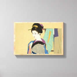 Impressão Em Tela Shimura Tatsumi Dois Assuntos de Mulheres Japonesa