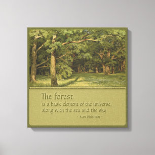 Impressão Em Tela Shishkin do CC0394 do Hugger Árvore