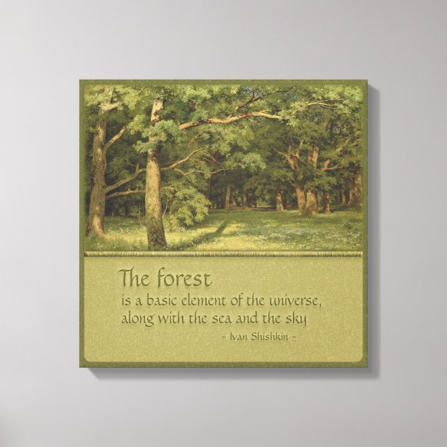 Impressão Em Tela Shishkin do CC0394 do Hugger Árvore (Frente)