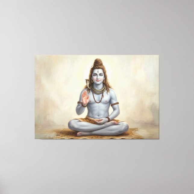 Impressão Em Tela Shiva (Frente)