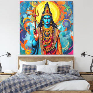 IMPRESSÃO EM TELA SHIVA O DESTRUIDOR