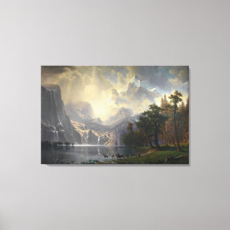 Impressão Em Tela Sierra Nevada Por Albert Bierstadt