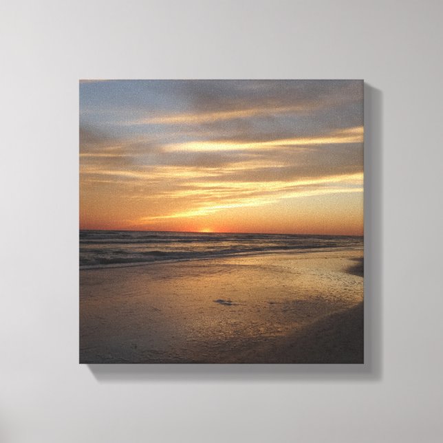 Impressão Em Tela Siesta Key Beach Sunset (Frente)